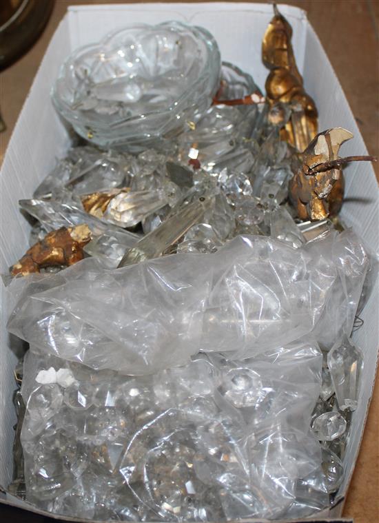 Chandelier drops & fittings